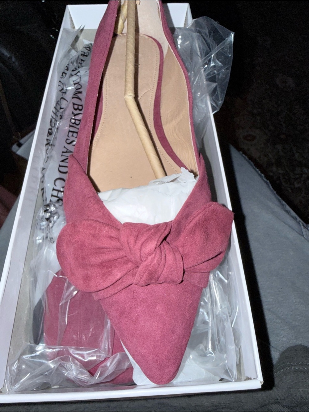 J. Jill Pointed Knot Ballet Flat - burgundy, gorgeous!